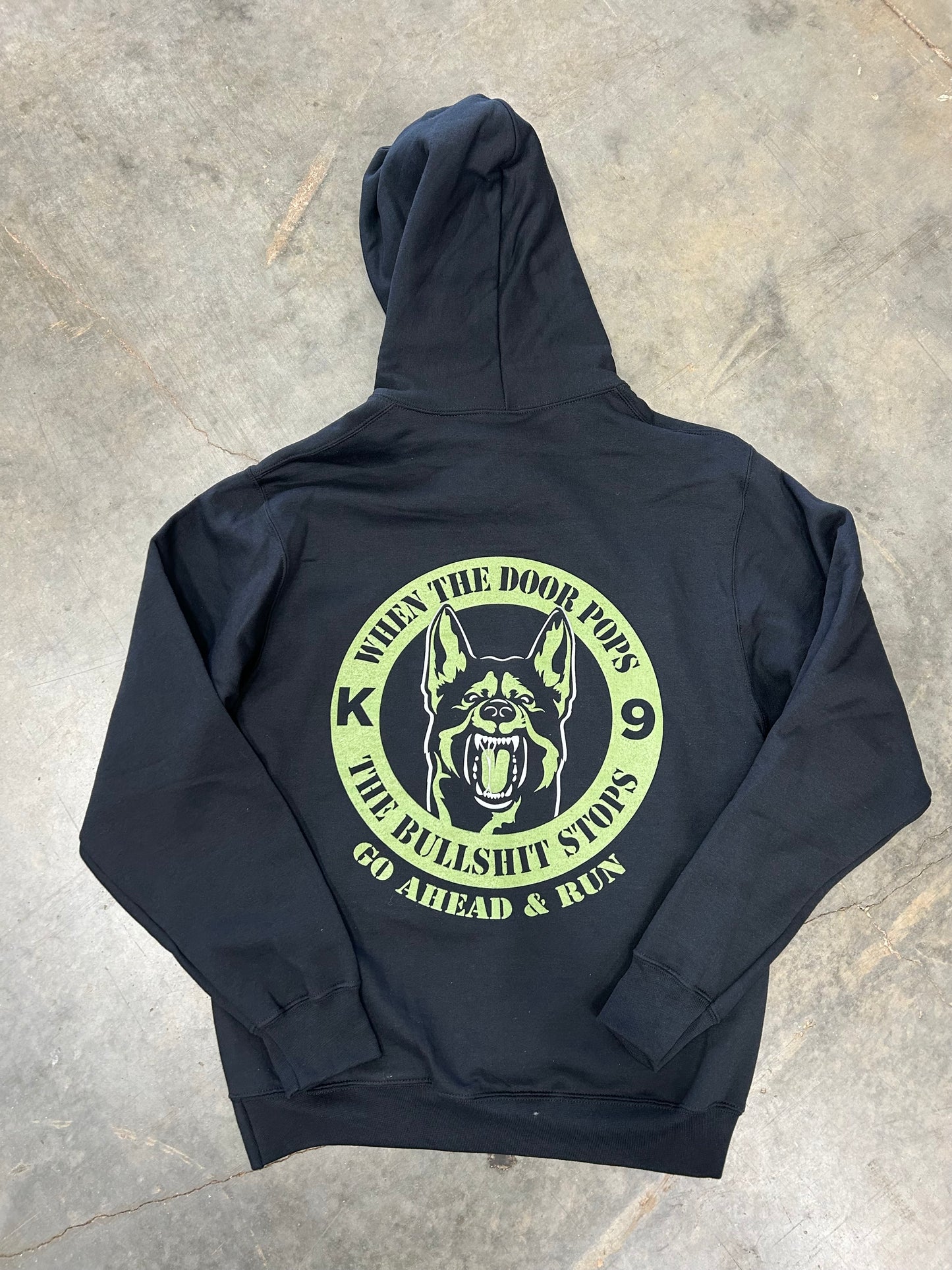 Police K-9 Go Ahead & Run Hoodie