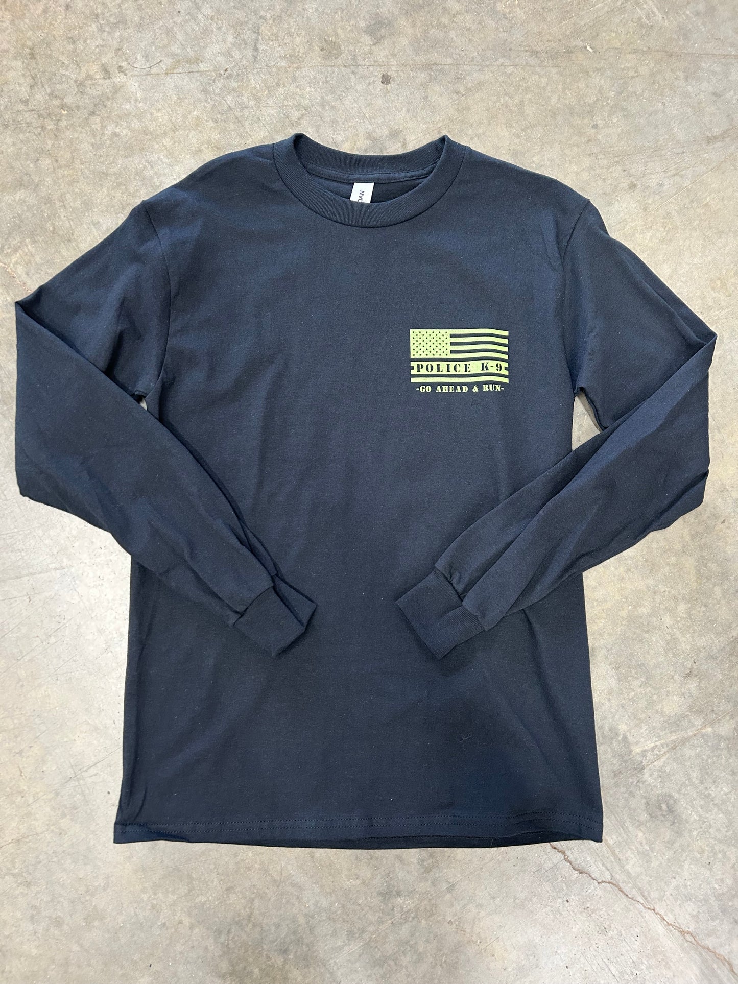 Police K-9 Go Ahead & Run Long Sleeve Tee