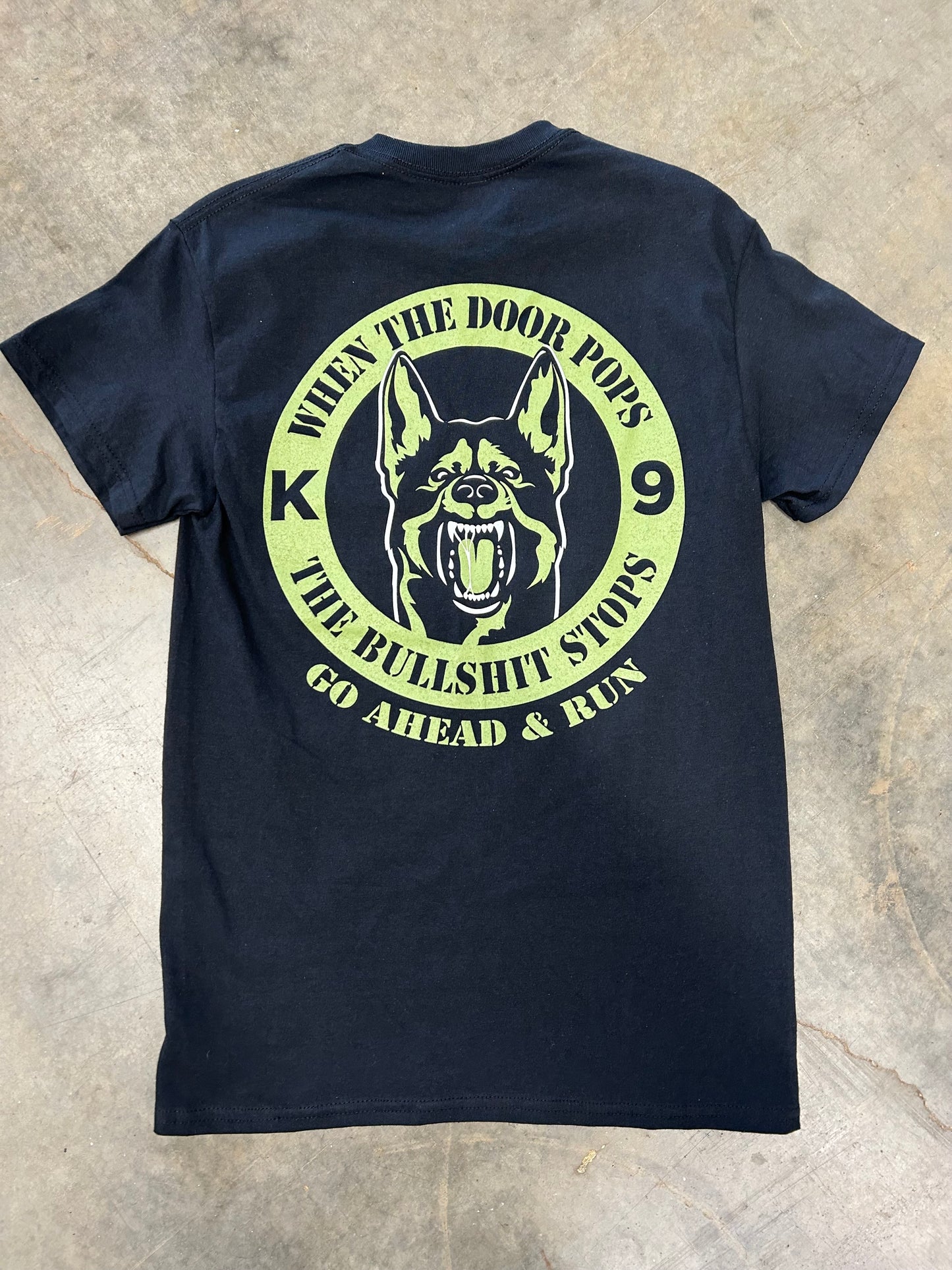 Police K-9 Go Ahead & Run Short Sleeve Tee