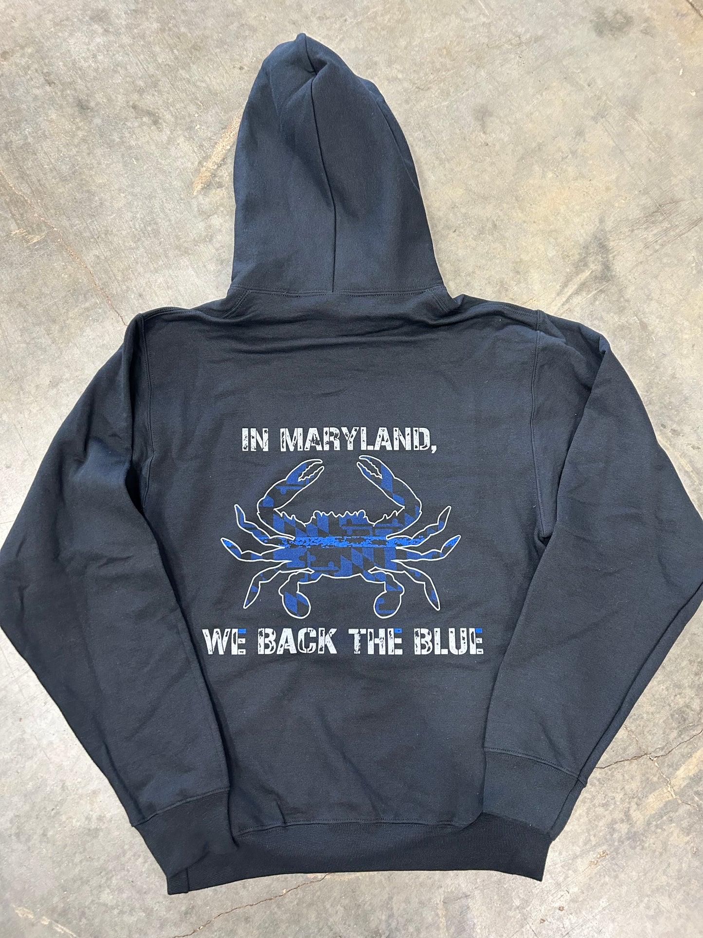 We Got Your 6IX MD Blue Crab Hoodie