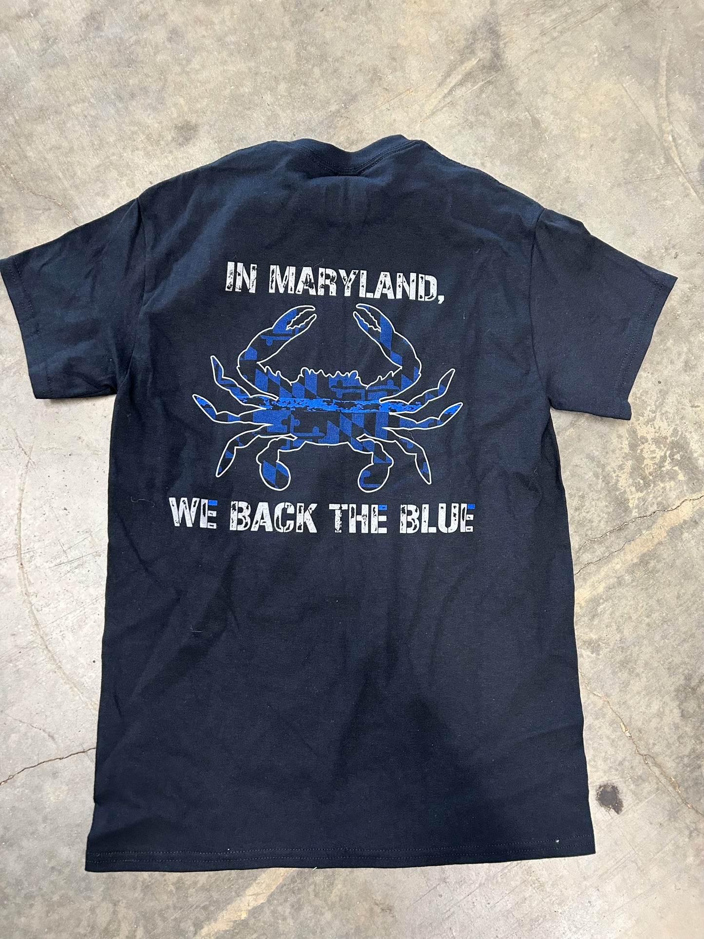 We Got Your 6IX MD Blue Crab Short Sleeve Tee