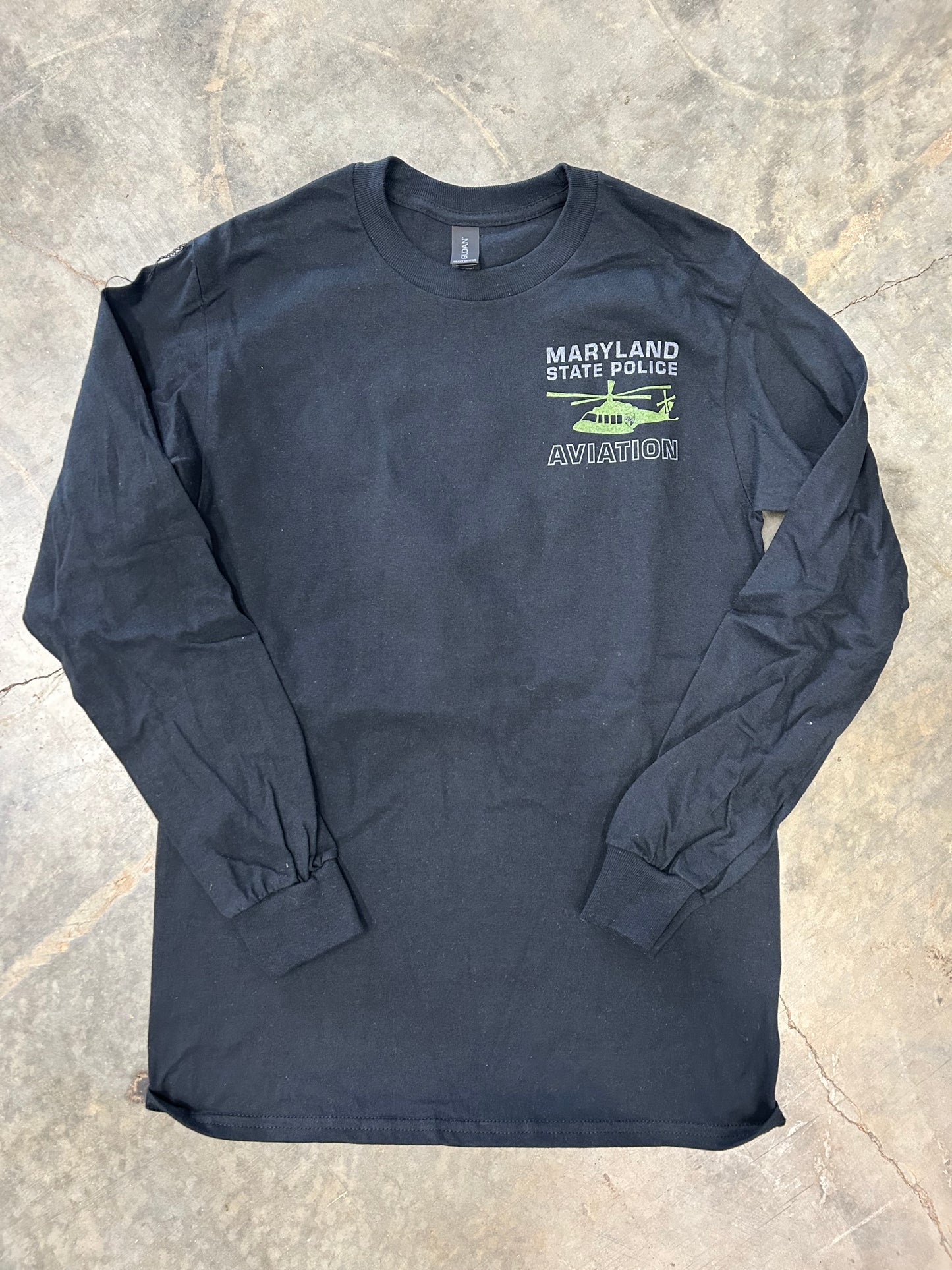 MSP Aviation Map Long Sleeve Tee