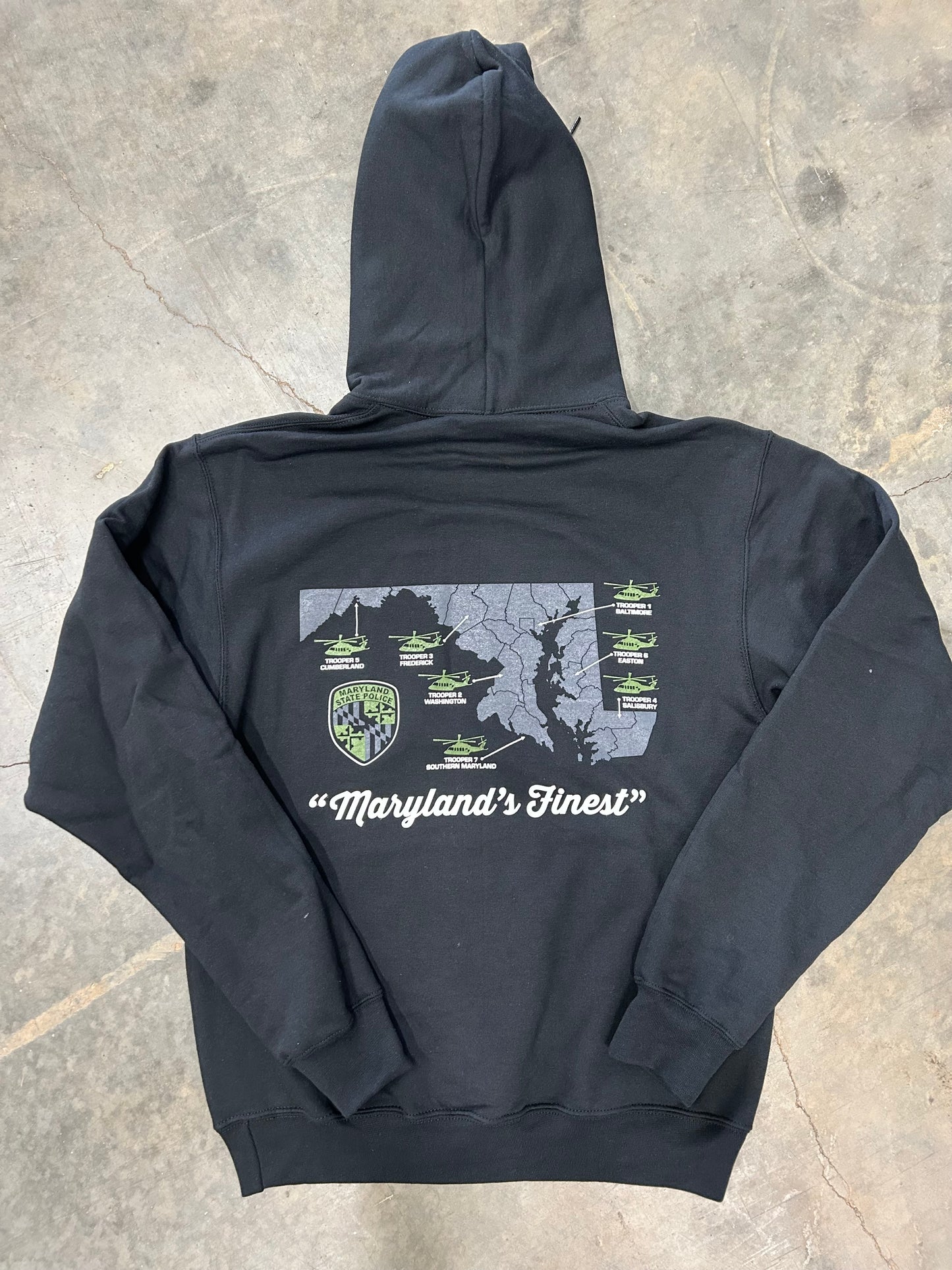 MSP Aviation Map Hoodie