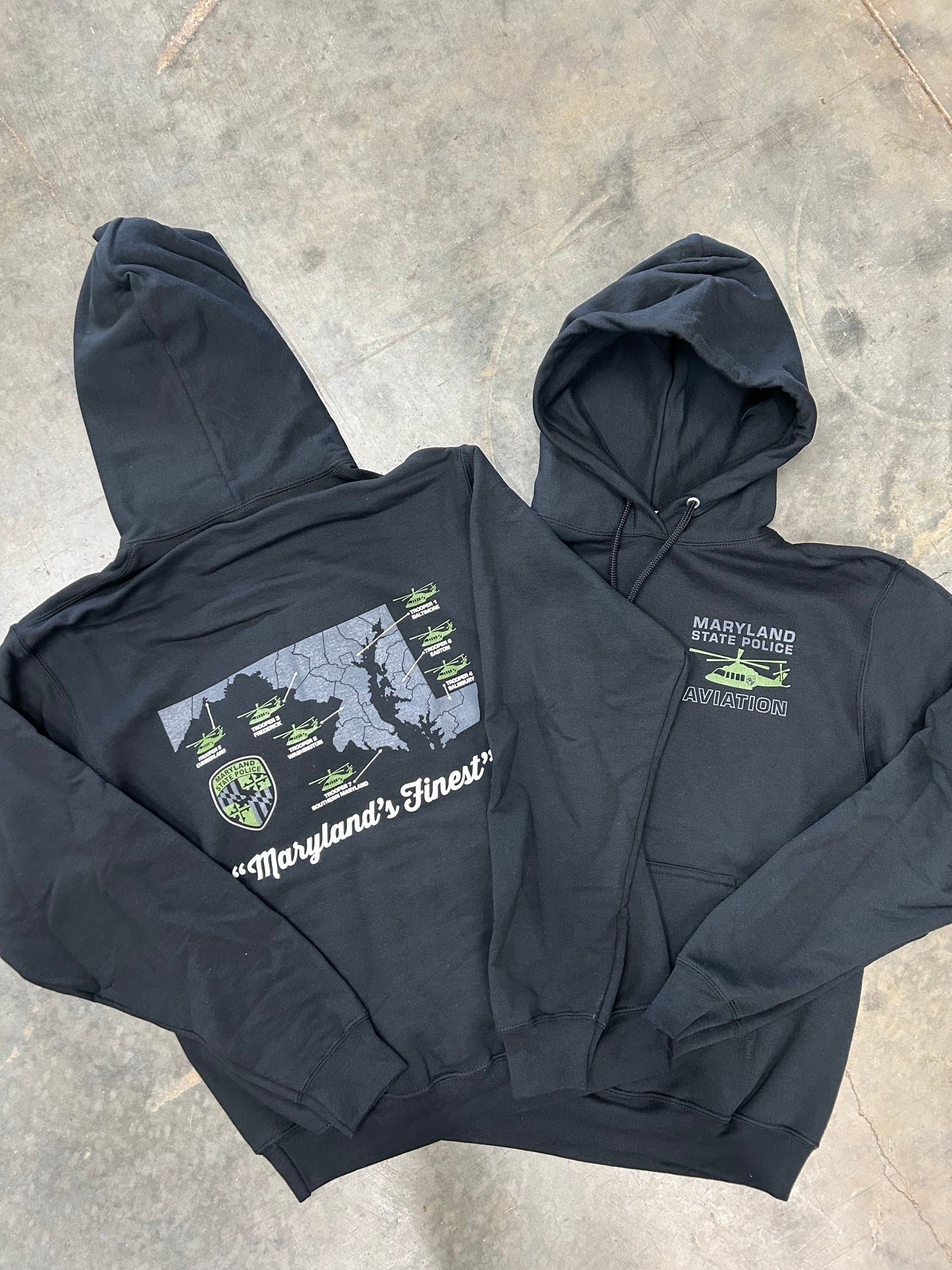 MSP Aviation Map Hoodie